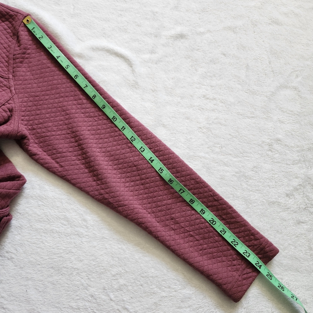 L.L. BEAN Women's Soft Cozy Light‎ Quilted Hooded Tunic Jacket Mauve Medium - Picture 11 of 16